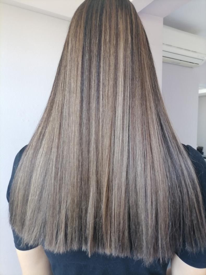 Стрижка на длинные волосы женская сложное окрашивание, фото - Студия красоты Beauty Studio
