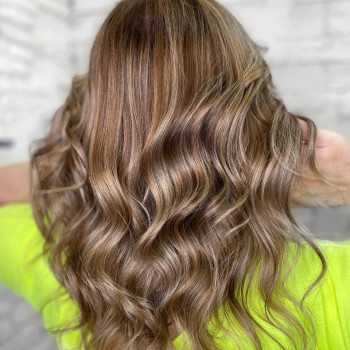 Плетение волос коричневый цвет капучино, фото - Салон красоты Fargo