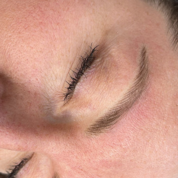 Після. Кашемірові бровки . Волоскове напилення