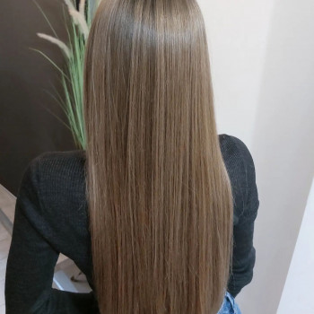 Аиртач краской, сложное окрашивание волос, укладка длинных в