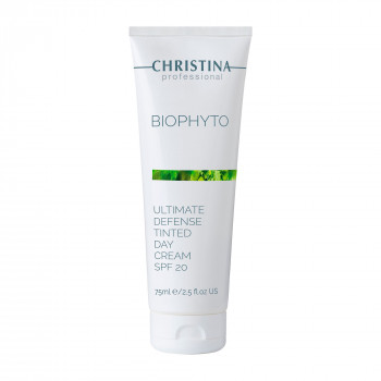 Денний крем для обличчя Christina Bio Phyto Ultimate Defense Tinted Day Cream SPF 20 Абсолютний захист, з тоном, 75 мл