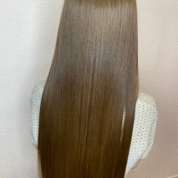 Кератиновое выпрямление