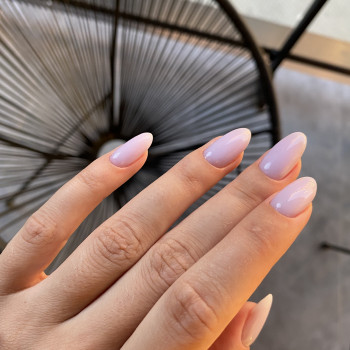 Нежный маникюр нюдовый в пастельных тонах, фото - Мастер маникюра Юлия Ягельская