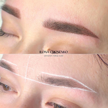 Перманентний макіяж, пудрове напилення брівок
                    Студия татуажа Ilona PM Луцк