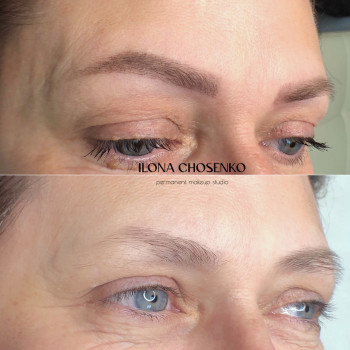 Перманентний макіяж, пудрове напилення брівок
                    Студия татуажа Ilona PM Луцк