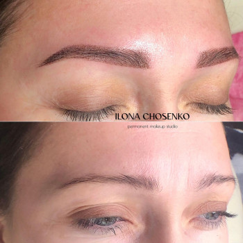 Перманентний макіяж, пудрове напилення брівок
                    Студия татуажа Ilona PM Луцк