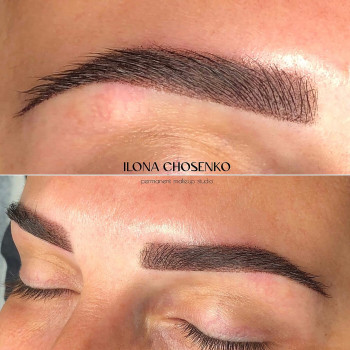 Перманентний макіяж, пудрове напилення брівок
                    Студия татуажа Ilona PM Луцк