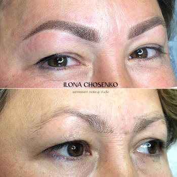 Перманентний макіяж, пудрове напилення брівок
                    Студия татуажа Ilona PM Луцк