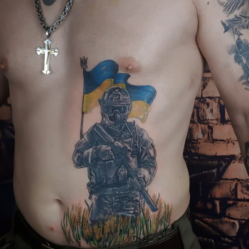 воїн, патріотичне, українська символіка, прапор, військові
