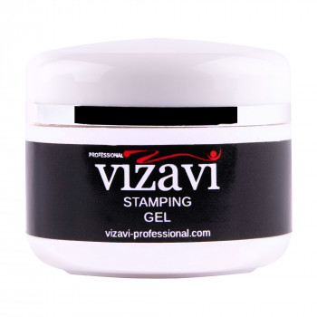 Гель-фарба для стемпінгу Vizavi Professional Stamping Gel VGS-02 білий, 5 мл