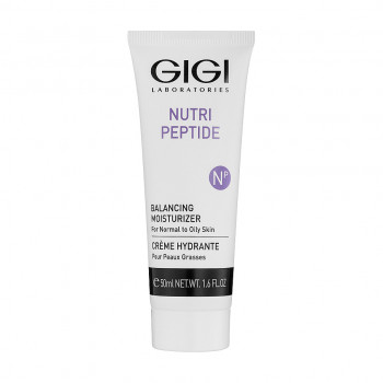 Зволожувальний крем Gigi Nutri-Peptide Balancing Moisturizer для нормальної та жирної шкіри обличчя, 50 мл