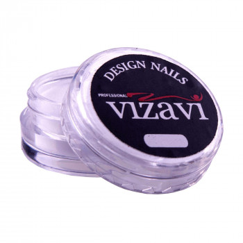 Акрилова пудра для нігтів Vizavi Professional Acrylic Powder 02 Біла, 2 г