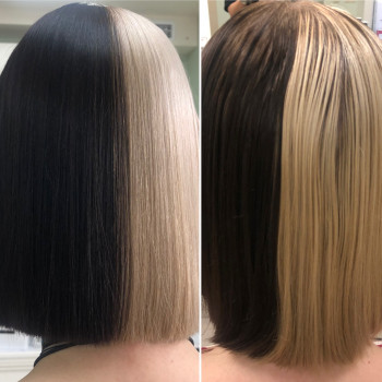 Окрашивание волос в технике Split
                    Перукар Римма Харків