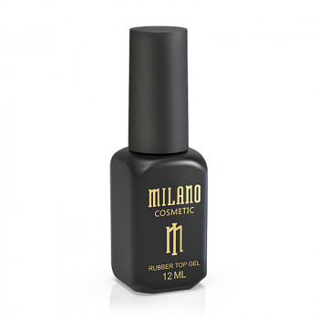 Каучуковий топ для гель-лаку Milano Cosmetic Rubber Top Gel, 12 мл