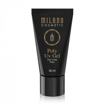 Акрил-гель для нарощування нігтів Milano Cosmetic Poly Gel Shimmer UV/LED 10, 30 г