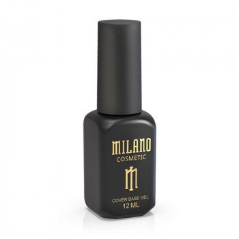 Камуфлювальна кольорова база для гель-лаку Milano Cosmetic Cover Base Gel 08, 12 мл