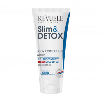 Обгортання для корекції фігури Revuele Slim & Detox Correcting Body Wrap With Contrast Hot+Cold Effect з гарячим та холодним ефектом, 200 мл