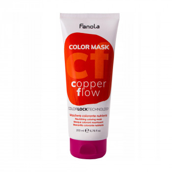 Живильна тонувальна маска для волосся Fanola Color Mask Copper Flow, 200 мл