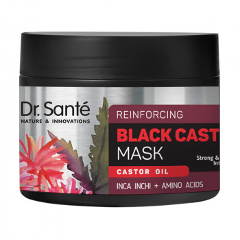 Маска для волосся Dr. Sante Black Castor Oil Інтенсивний догляд, з рициновою олією, 300 мл