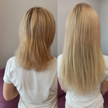 Нарощування волосся
                    Майстер з нарощування волосся Елена Київ