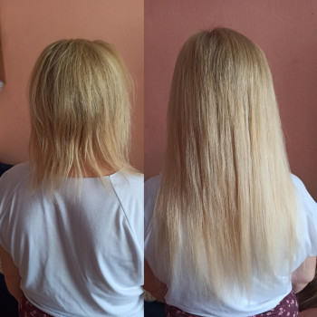 Нарощування волосся
                    Майстер з нарощування волосся Елена Київ