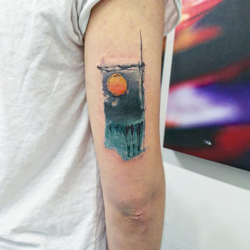 тату художнє кольорове