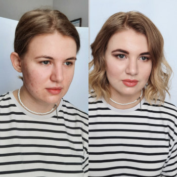 Макіяж + укладання локонів