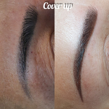 Корекція форми та кольору барів.Cover up tehnigue.