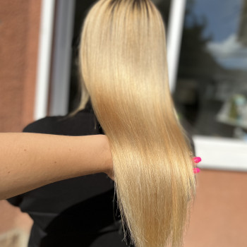 Блонд теплый золотистый, фото - Салон красоты My Dream