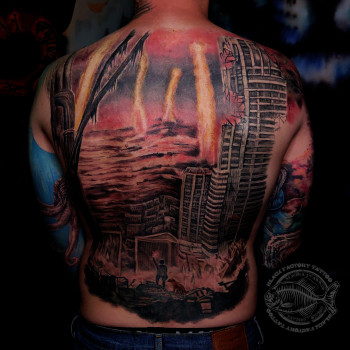 Тату кольорові великі тату, фото - Тату майстер Альона Iванник