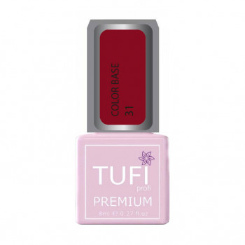База для гель-лаку Tufi profi Premium Color Base 031 Рубін, 8 мл
