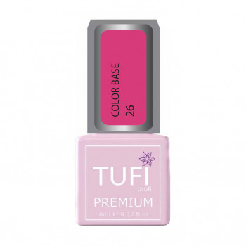 База для гель-лаку Tufi profi Premium Color Base 026 Барбі, 8 мл