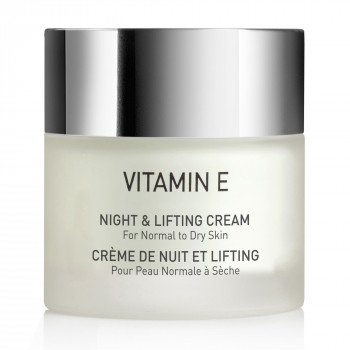 Нічний ліфтинг крем для обличчя Gigi Vitamin E Night&Lifting Cream для нормальної та сухої шкіри, 50 мл