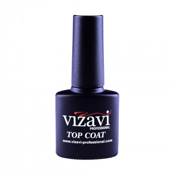 Топ для гель-лаку Vizavi Professional Top Coat з липким шаром VTC-02, 7.3 мл