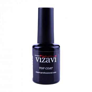 Топ для гель-лаку Vizavi Professional Top Coat з липким шаром VTC-12, 12 мл