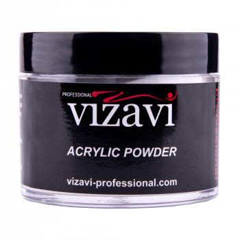 Акрилова пудра для нігтів Vizavi Professional Acrylic Powder 02 Біла, 60 г