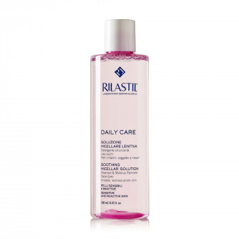 Очищувальна міцелярна вода для обличчя та очей Rilastil Daily Care Soluzione Micellare Lenitiva для чутливої шкіри, 250 мл