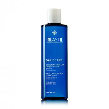 Очищувальна міцелярна вода для обличчя та очей Rilastil Daily Care Soluzione Micellare, 250 мл