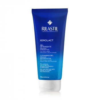 Делікатний очищувальний гель для обличчя Rilastil Xerolact Cleansing Gel Delicate & Protective, 200 мл