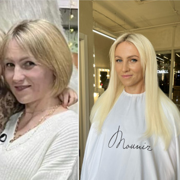 Стрічкове нарощення+Air touch