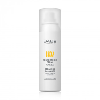Заспокійливий SOS-спрей для тіла BABE Laboratorios SOS Soothing Spray для подразненої та атопічної шкіри, 125 мл