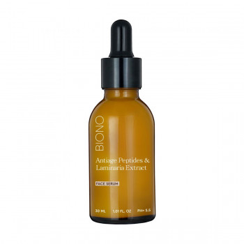 Антивікова сироватка для обличчя Biono Antiage Peptides & Laminaria Extract Face Serum, 30 мл