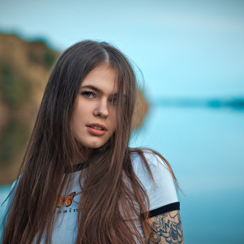 портретна фотосесія, фотосесія на річці