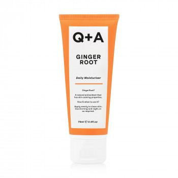 Зволожувальний крем для обличчя Q+A Ginger Root Daily Moisturiser з коренем імбиру, 75 мл