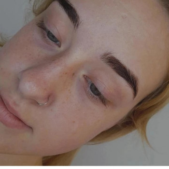 Покраска краской +хной