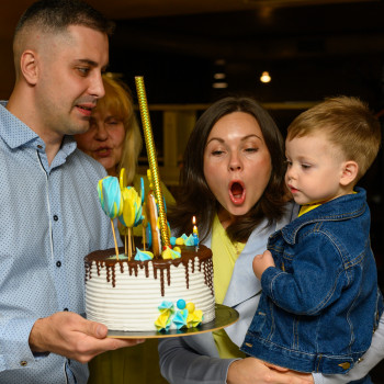 Семейная фотосессия на день рождения, фото - Фотограф Олексій Нікіпорець