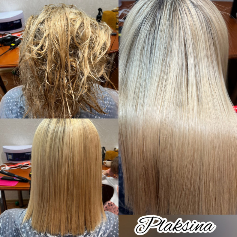 Керат/ботокс/біксипластія/колаген/ламінування/реконструкція/, фото - Парикмахер Алина Плаксина