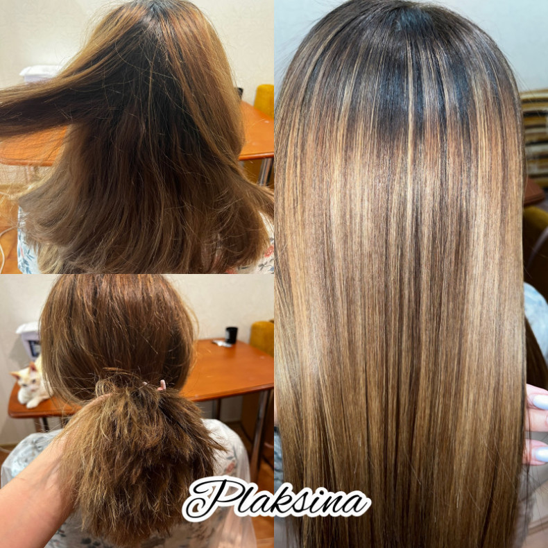 Керат/ботокс/біксипластія/колаген/ламінування/реконструкція/, фото - Парикмахер Алина Плаксина