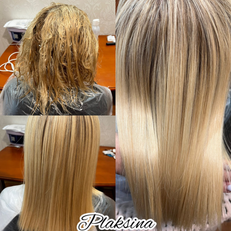 Керат/ботокс/біксипластія/колаген/ламінування/реконструкція/, фото - Парикмахер Алина Плаксина