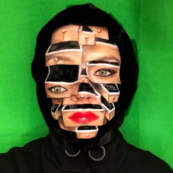 Макіяж на Хелловін страшний фантазійний, фото - Візажист Наталі Бєсова